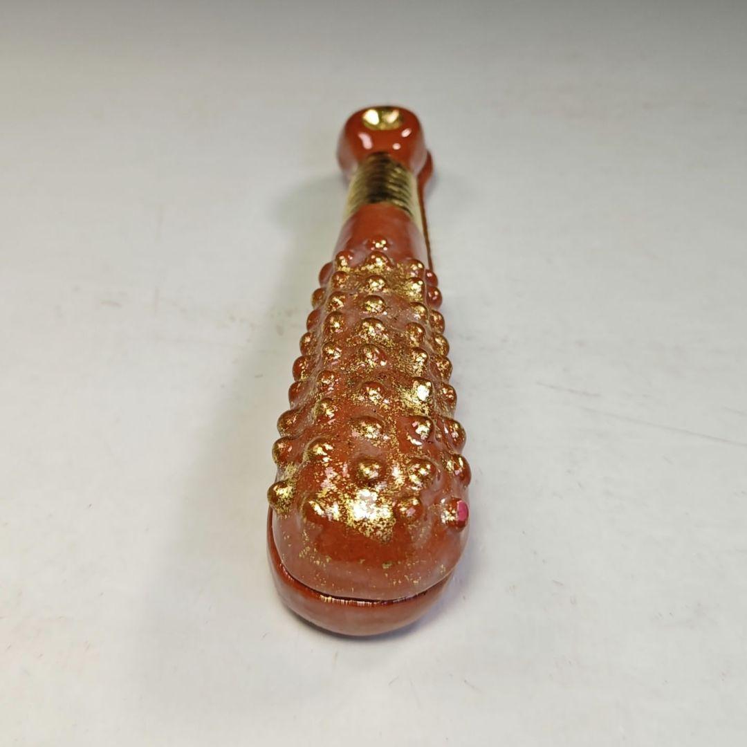 イ789 香合『川崎和楽作』『鬼の忘れ形見　香合　共箱』茶道具