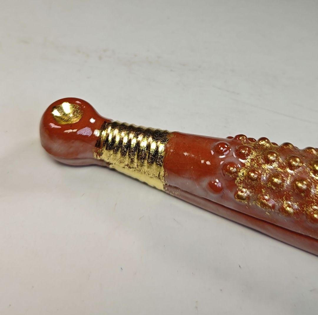 イ789 香合『川崎和楽作』『鬼の忘れ形見　香合　共箱』茶道具