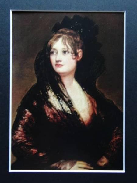 フランシスコ・デ・ゴヤ、イザベル・コボス・デ・ポールセル婦人、希少豪華画集画