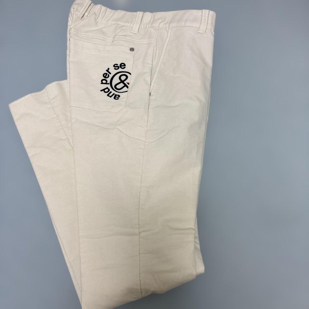 and per se ホワイトパンツ 新品タグ付き