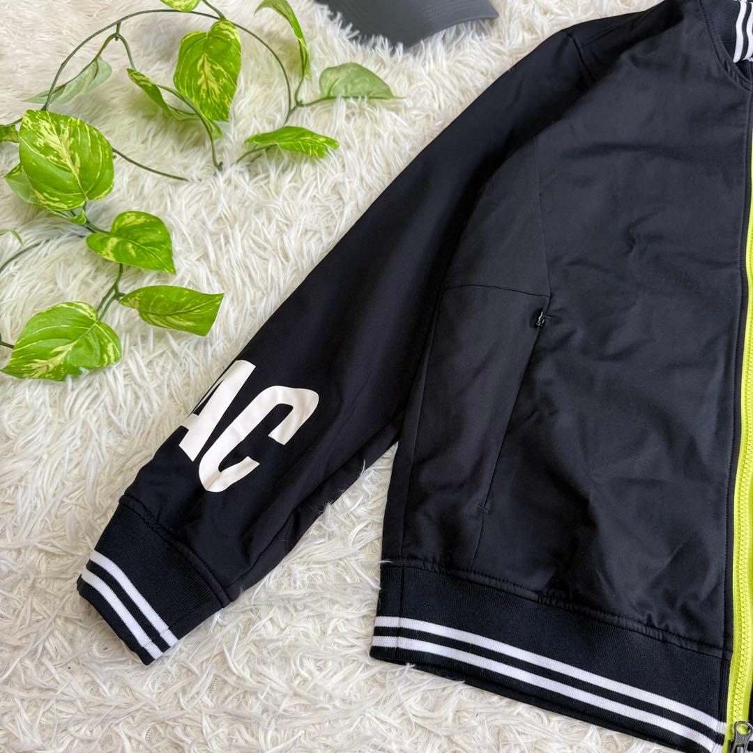 【ワック】美品 ジップジャケット ブラック ロゴ 2サイズ メンズ