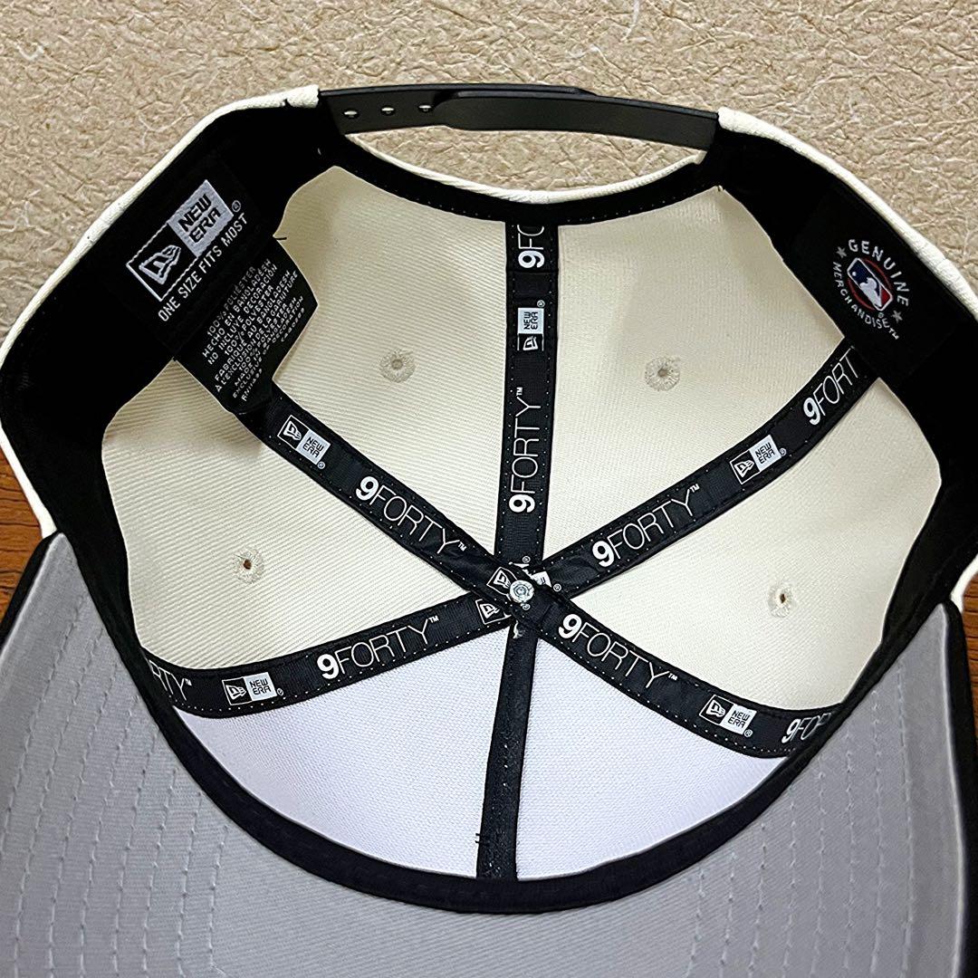 【海外限定】　新品　ニューエラ　ドジャース 9FORTY 逆ロゴ 黒 キャップ