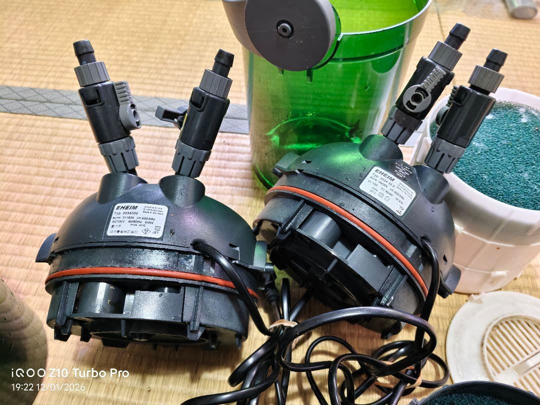 EHEIM 2234 外部フィルター 2台セット ジャンク／保証なし
