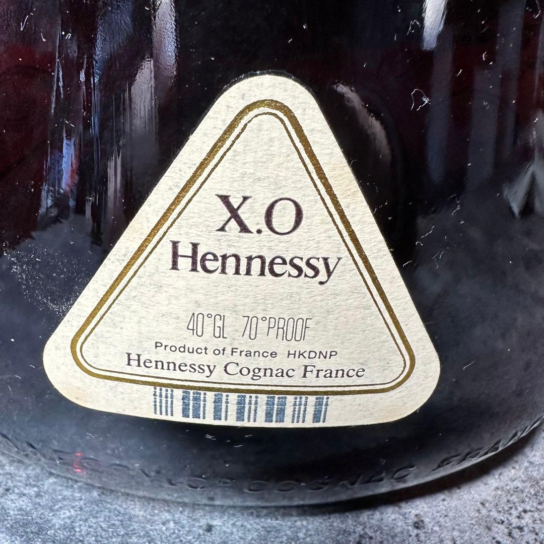 Hennessy XO コニャック 700ml 金キャップ　グリーンボトル