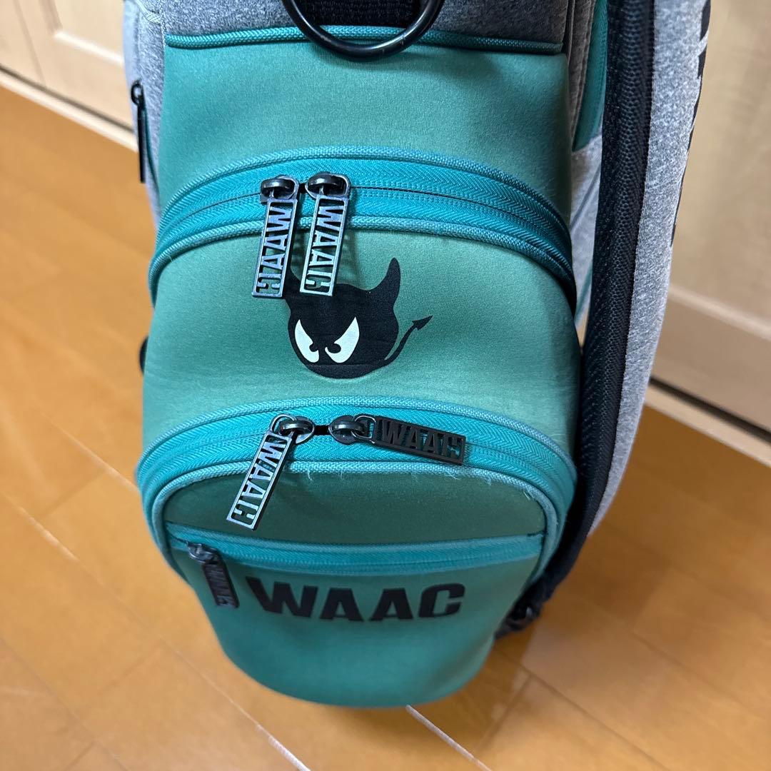 WAAC ゴルフバッグ・キャディバッグ グレー・グリーン