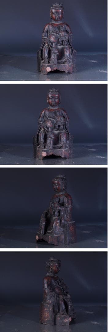 旧家整理品　中国清時代保管委員会共箱　銅製仏像※激安骨董品 Z0118A14-4