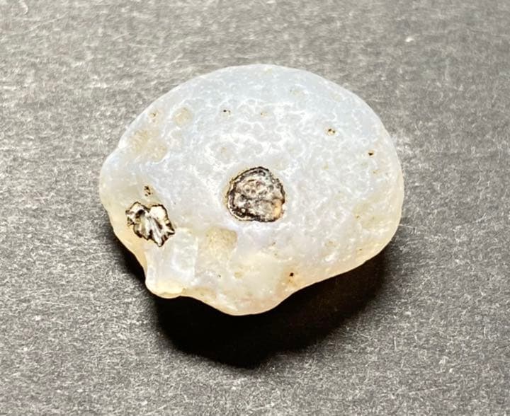 京都府産　髑髏石　しゃれこうべ　ドクロ　瑪瑙　国産鉱物　標本　原石