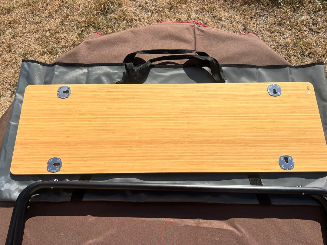 スノーピーク　フォールディングシェルフロング Light Bamboo