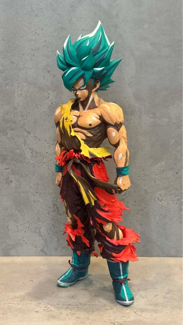 ドラゴンボールベジータ と孫悟空フィギュア 2体セット緑