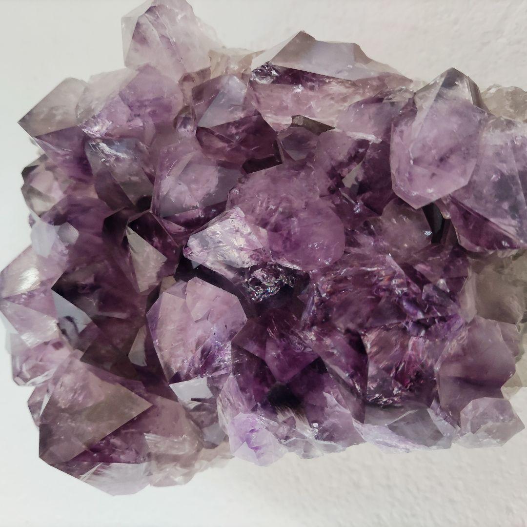 パワーストーン　天然石　アメジスト　クラスター　4kg　No.949