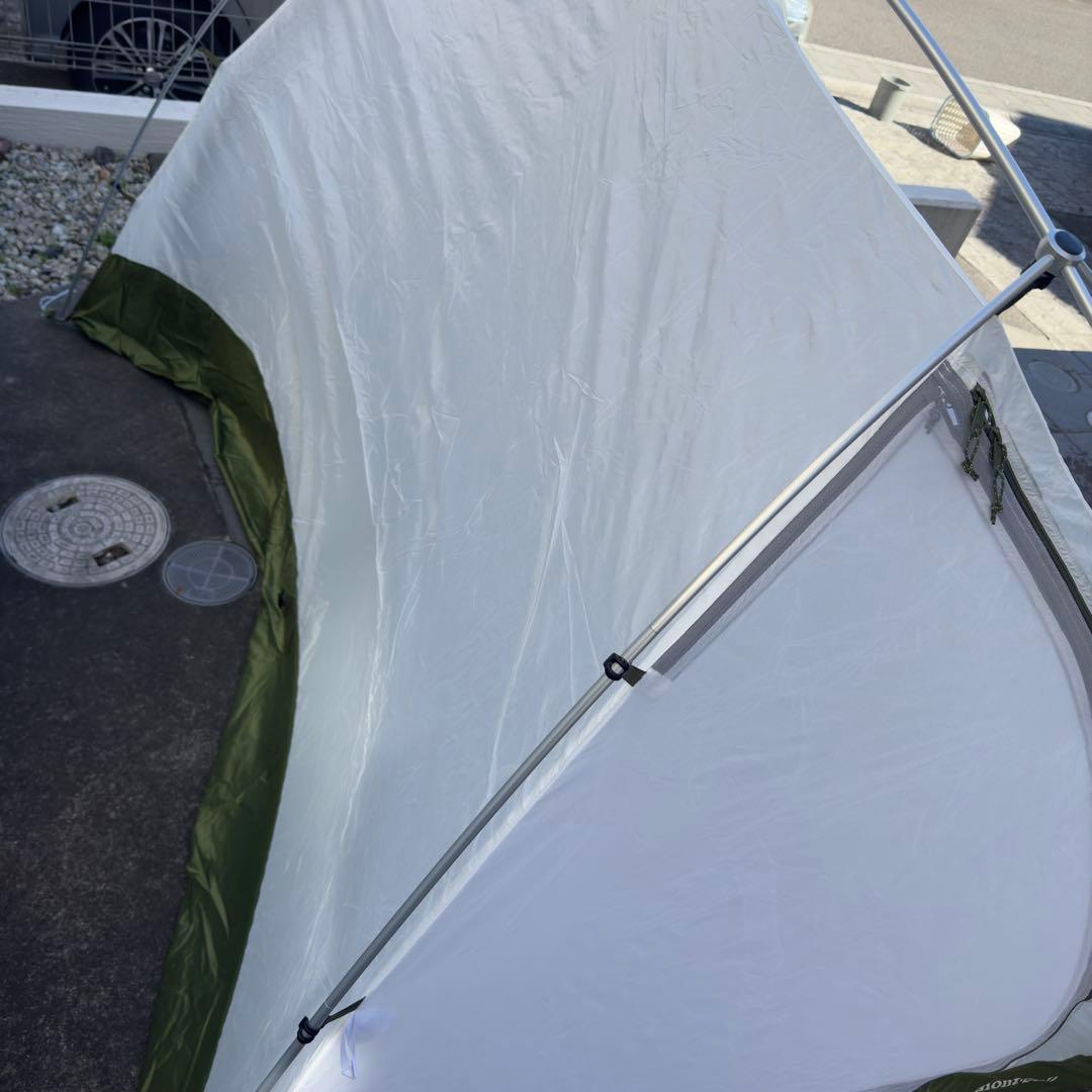 極美品モンベル　ムーンライトテント2 グリーン　ゆるキャン△