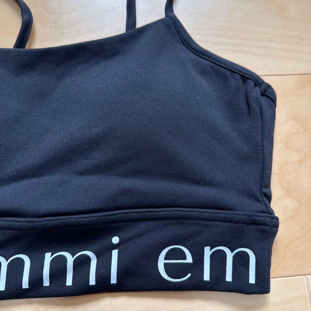 emmi エミ　ヨガウェア　上下セット　ブラトップ　フラワーレギンス　S 新品