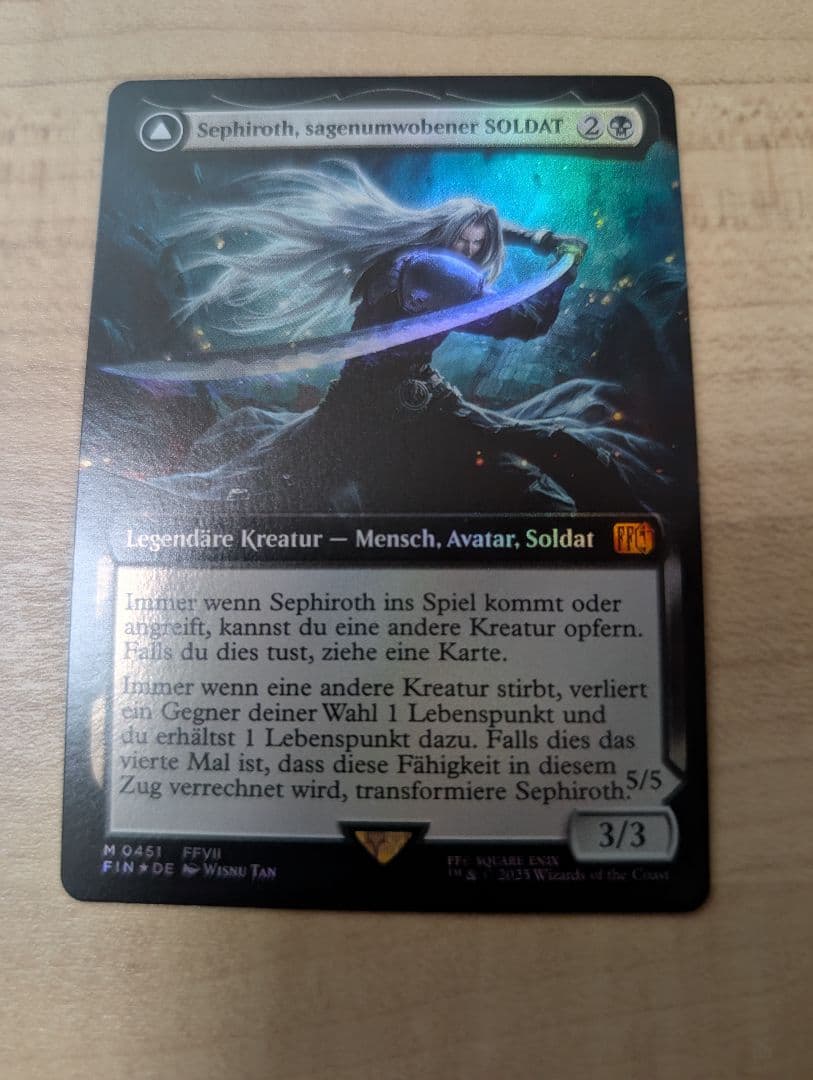 【セール】【ドイツ語】【威名のソルジャー、セフィロス】【拡張foil】