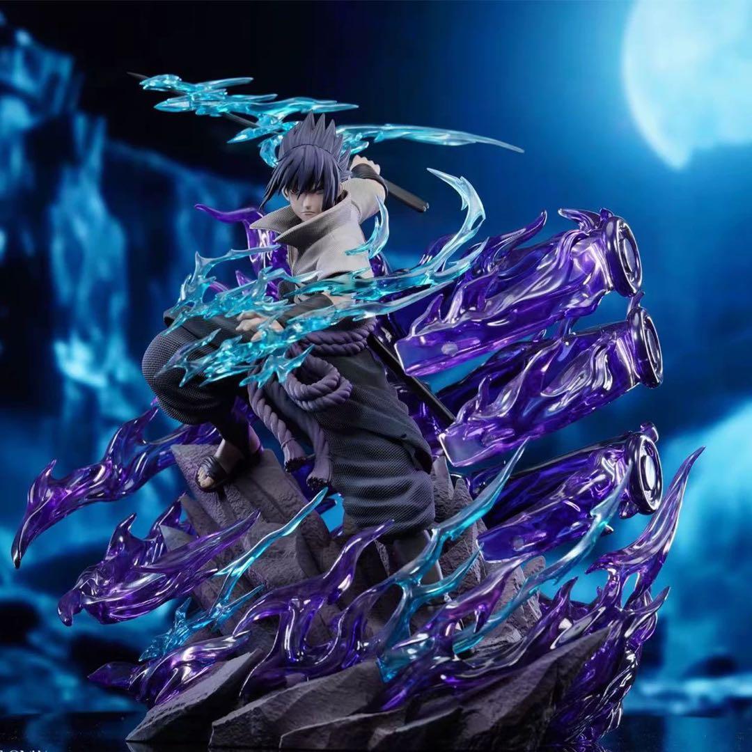 ナルト うちはサスケ ガレージキット ガレキ スタチュー⑥⑥