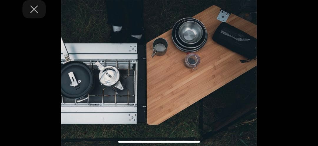 【新品未開封】スノーピークマルチファンクションテーブル オープンR竹