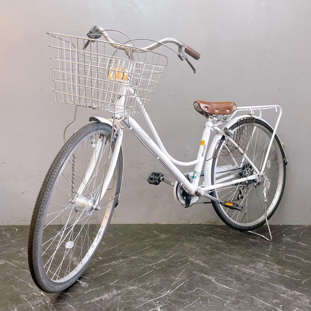 【972】《限定価格》一般車 ママチャリ マルイシ prink ホワイト