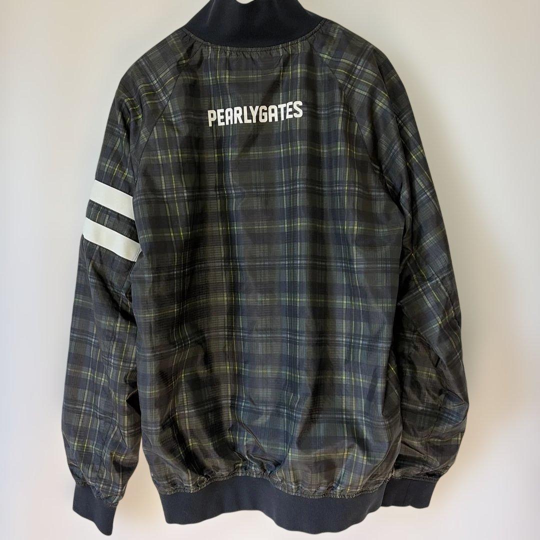 専用パーリーゲイツ　チェック柄　スニードブルゾン　大きいサイズ5 良品