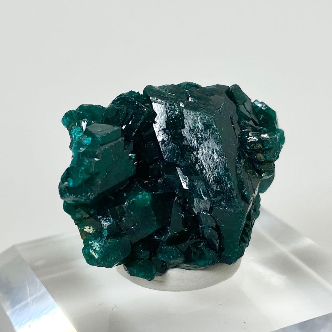 ダイオプテーズ　翠銅鉱　鉱物標本　原石　天然石　ストーン　コンゴ