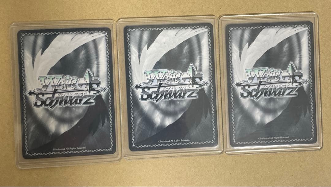 ヴァイス　バンドリ　二重の虹　たえ、有咲、りみ　3枚セット(SP)(金箔サイン)