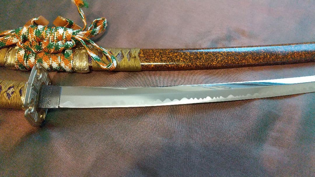 【陣太刀】模造刀 舞踊 模擬刀 拵え 鍔 刀剣 日本刀 刀 武具 刀装具