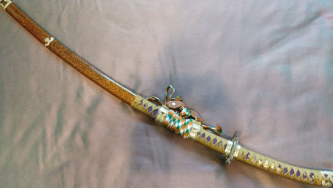 【陣太刀】模造刀 舞踊 模擬刀 拵え 鍔 刀剣 日本刀 刀 武具 刀装具