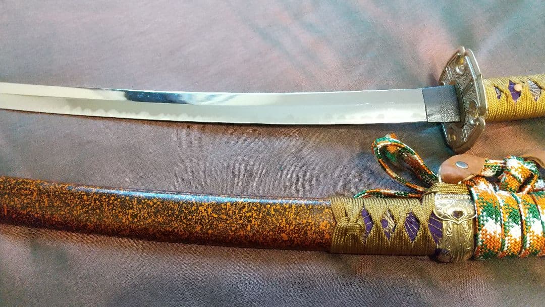 【陣太刀】模造刀 舞踊 模擬刀 拵え 鍔 刀剣 日本刀 刀 武具 刀装具