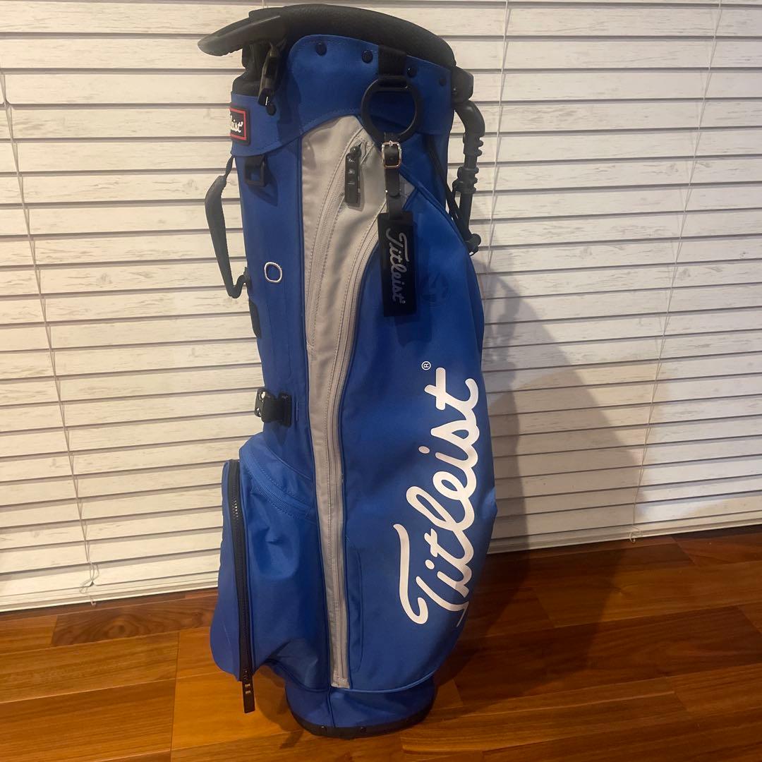 タイトリスト キャディバッグ Players 4 スタンドバッグ ブルー