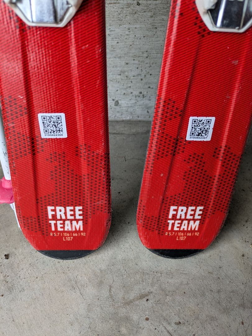 スキー3点セット　107cm