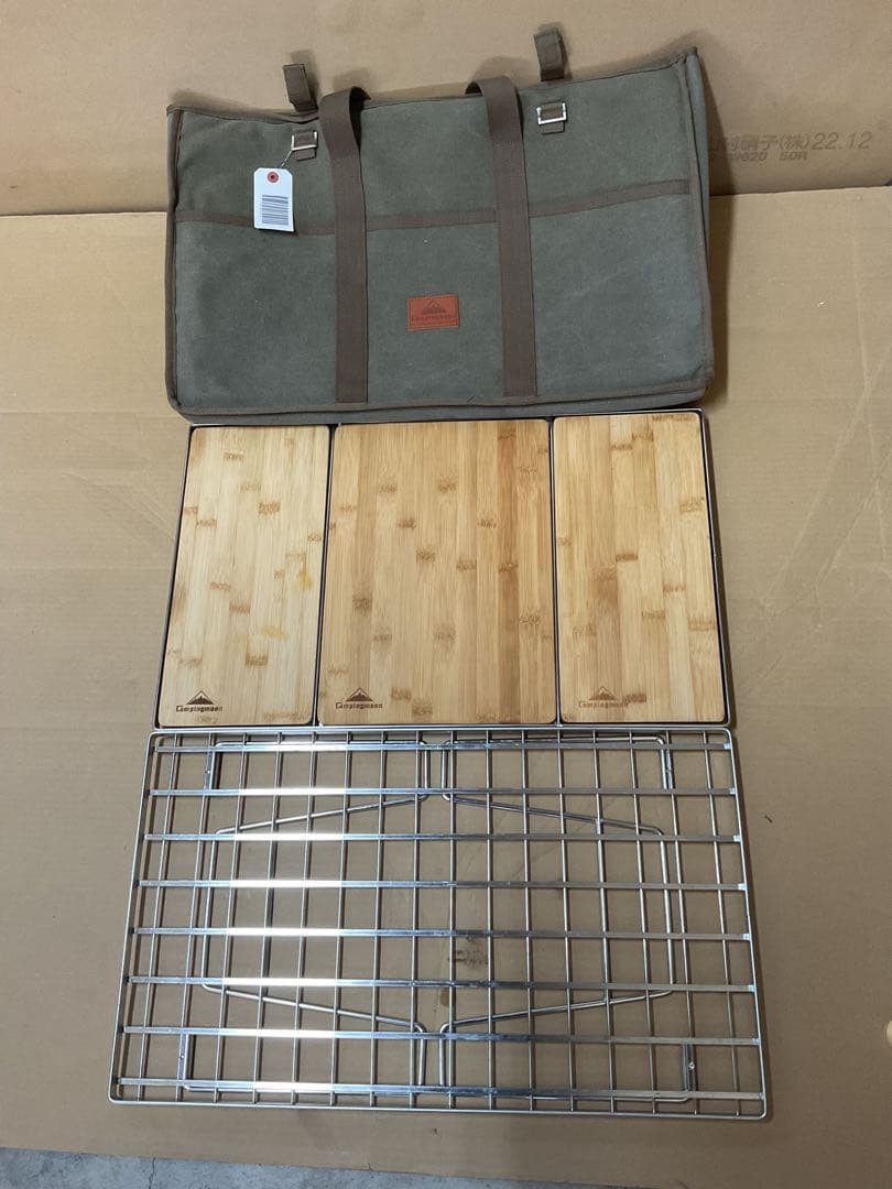  peakフラットバーナー&フィールドラック2段天板３枚付き新品セット