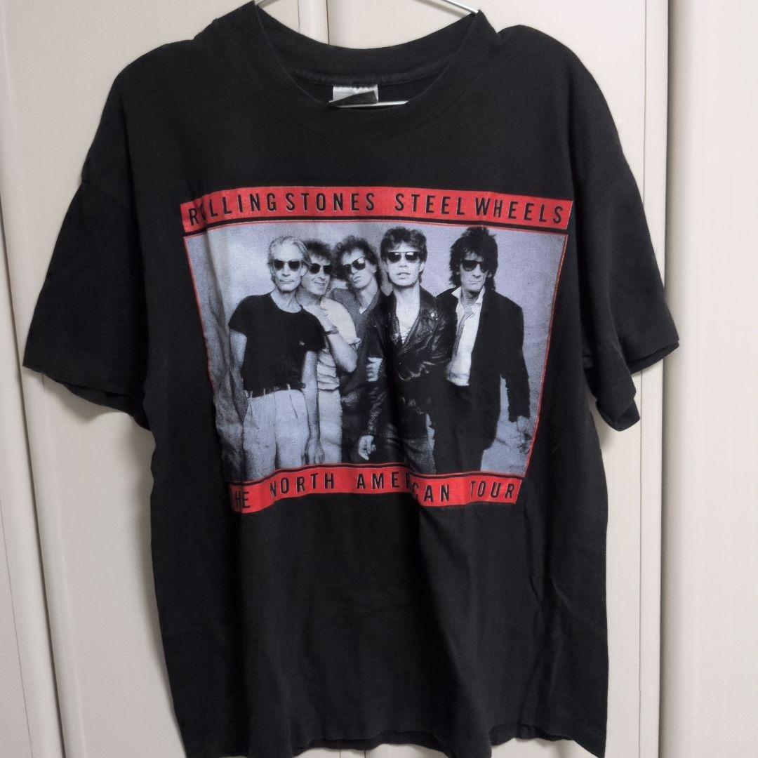 ザ・ローリング・ストーンズ スチール・ホイールズ Tシャツ Lサイズヴィンテージ