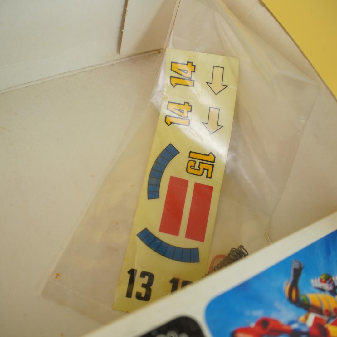 アオシマ　鋼鉄ジーグ　ビックシューター 1980年代プラモデル