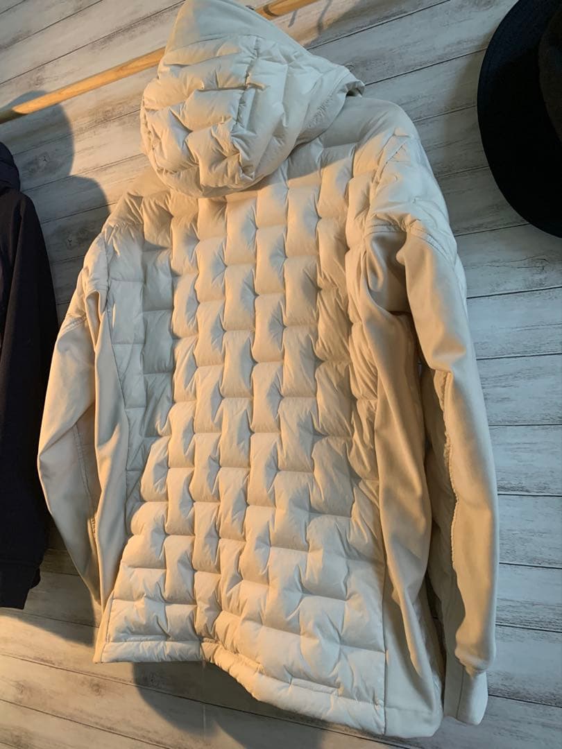 メンズウェア BRIEFING HYBRID DOWN PARKA BEIGE M