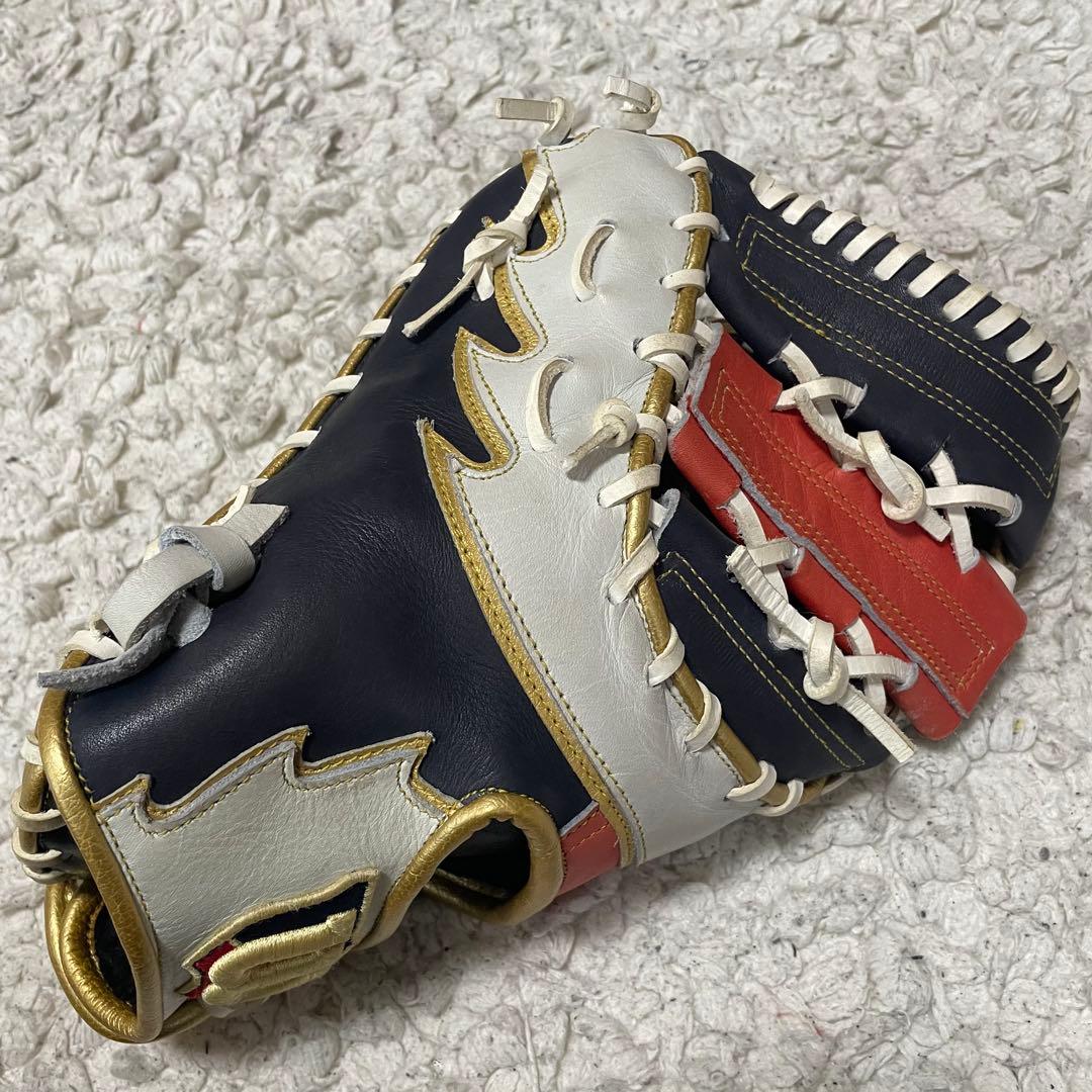 【美品&希少】左利き ウィルソン ワナベヒーロー ファーストミット 軟式