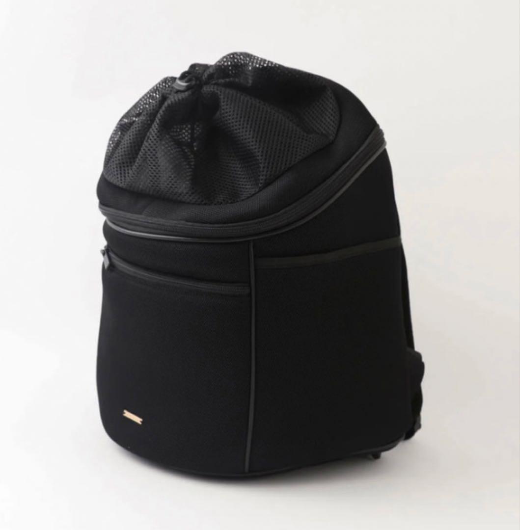 小型犬用バックパック型キャリーバッグ ブラックS