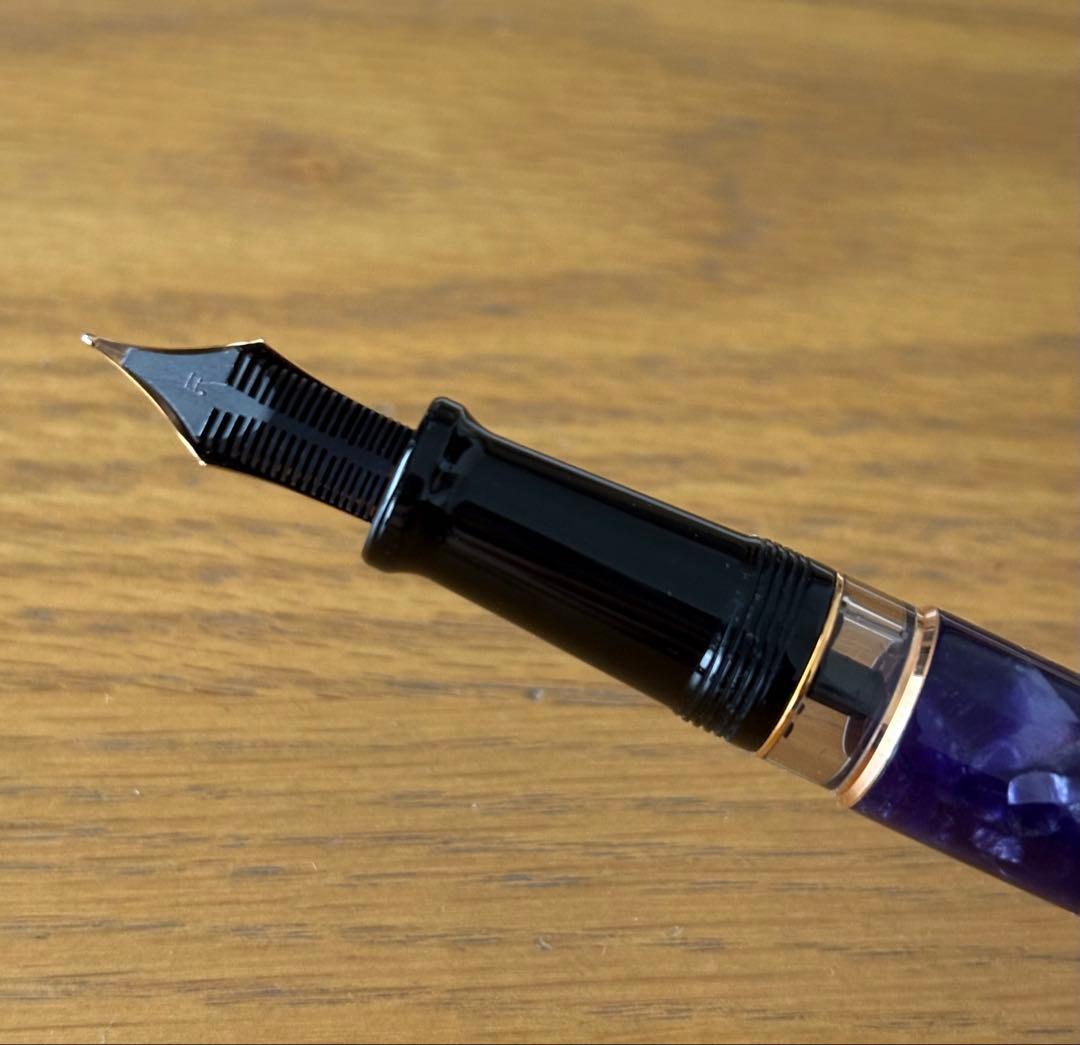 アウロラ オプティマ 万年筆 ヴィオラ F 細字