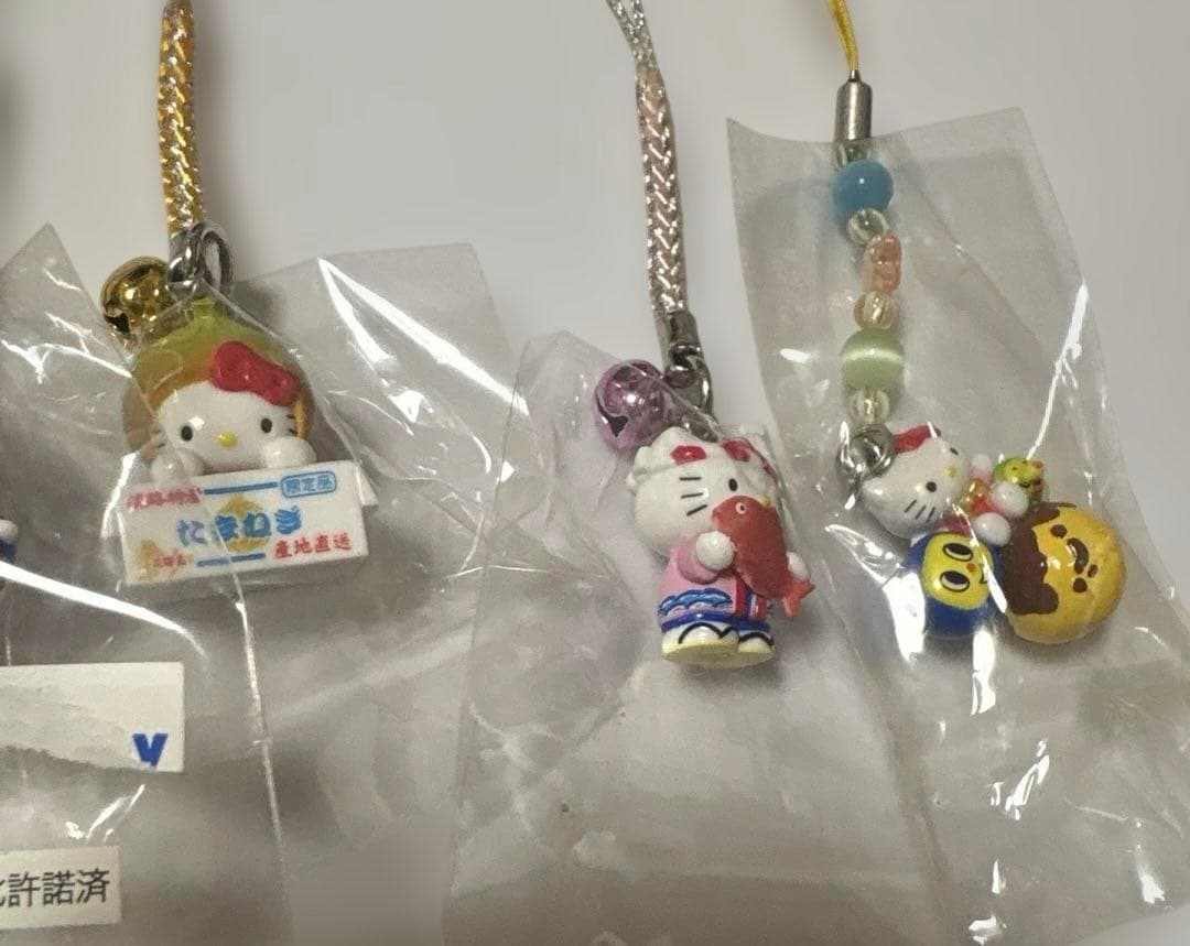 ハローキティ　キティ　ご当地　根付け　ストラップ　まとめ売り　ごくせん　東京駅