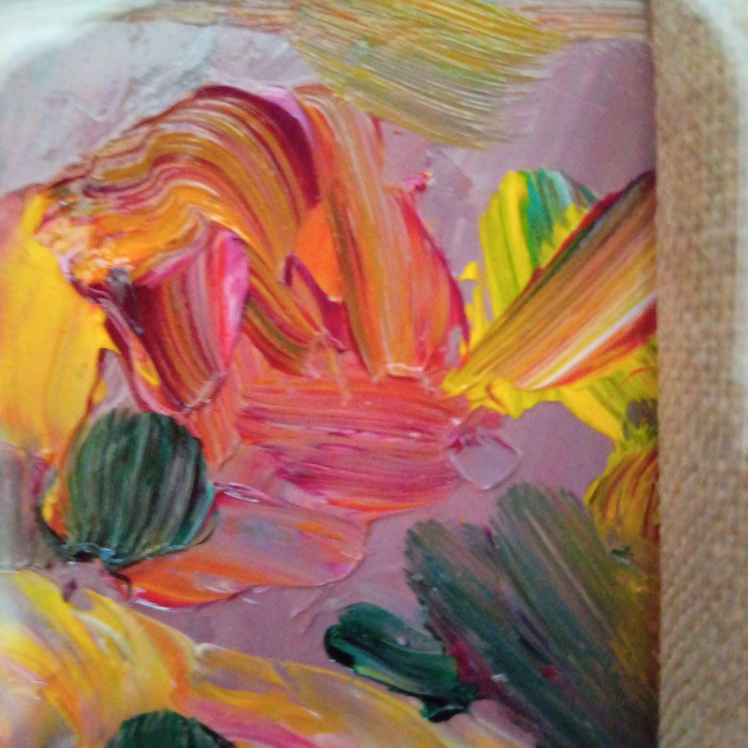 【 真作 ・ 希少名品代表作 】 油彩画 薔薇（額装）　小林和作