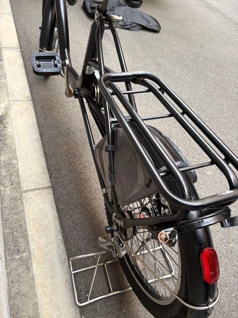 前子乗せ　自転車　ブラック