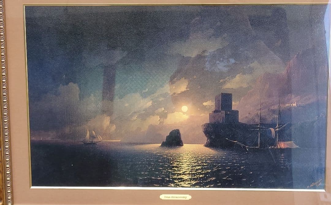 世界の名画コレクション　イヴァン・アイヴァゾフスキー　月夜アートコレクション