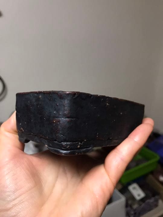 盆栽鉢　絶品時代ミニ盆栽鉢秀峰切り立長方鉢山野草寄せ植小鉢植木鉢