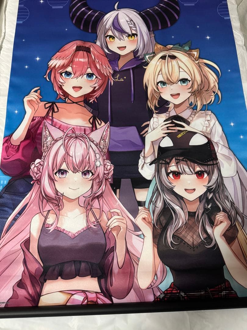 【開封済み、未使用】ホロライブ 台湾限定 FANFANS タペストリー