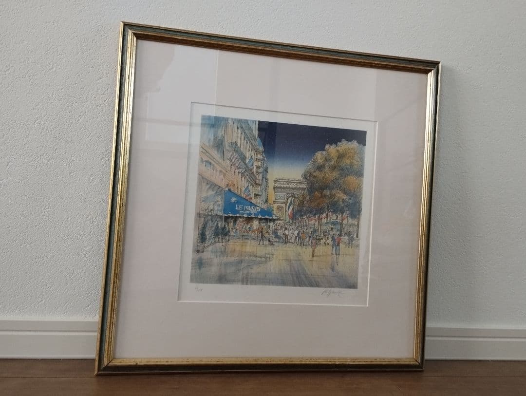 ロルフ・ラフルスキー Rolf Rafflewski リトグラフ　 パリ凱旋門Ⅱ