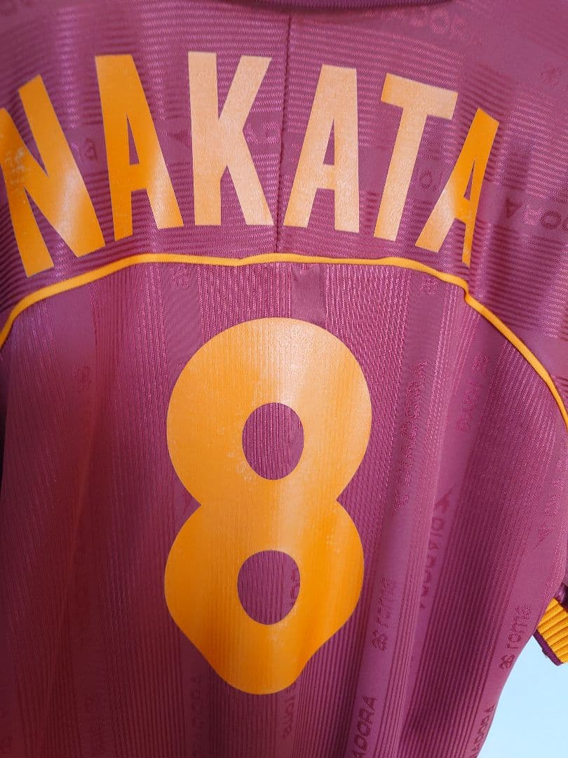 DIADORA社正規品☆新品☆タグ付☆中田英寿☆ユニフォーム☆セリエＡ☆ローマ☆