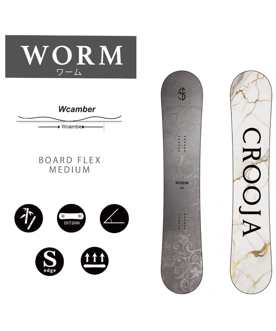 2025-26 CROOJA WORM 152cm メンズ 日本正規品