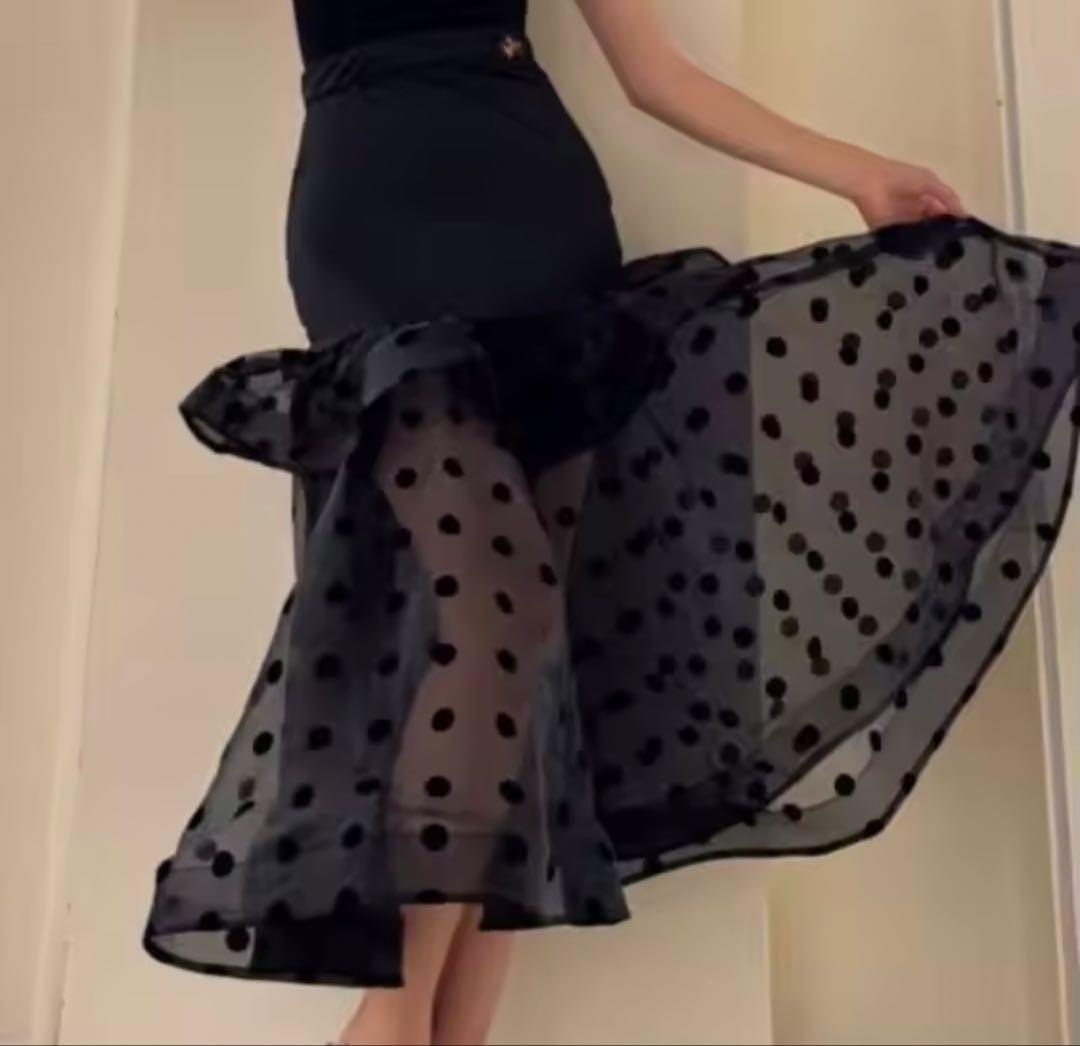 【新品】スタンダード 水玉スカート