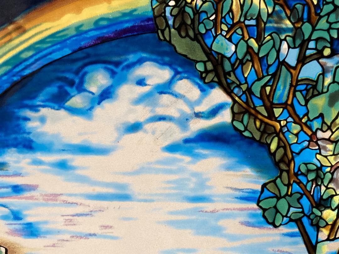 ルイス・C・ティファニー レインボー 虹 ステンドグラス グラスマスターズ