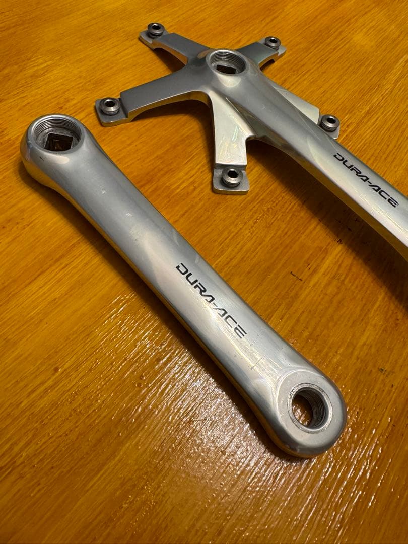 中古DURA-ACEピスト用クランクFC-7600 167.5mmNJS刻印あり