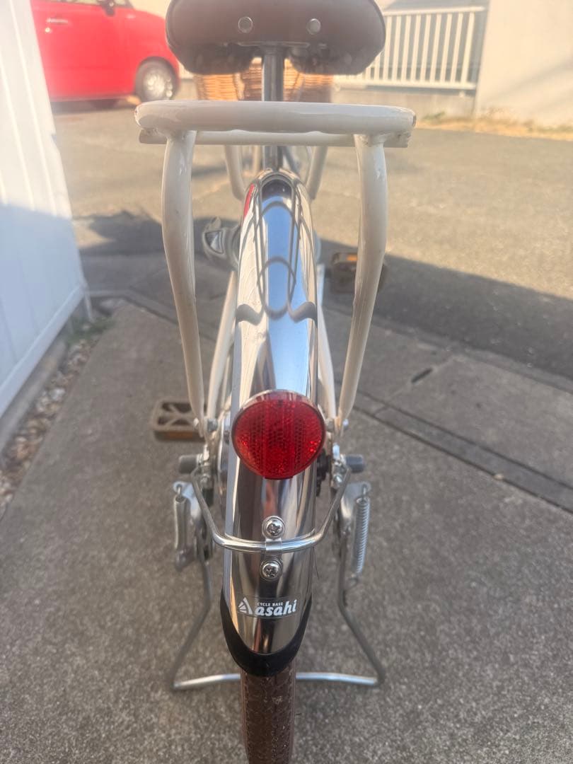 ☆豊橋市引取り☆あさひサイクル フェリークJr. 20インチ 自転車　クリーム色