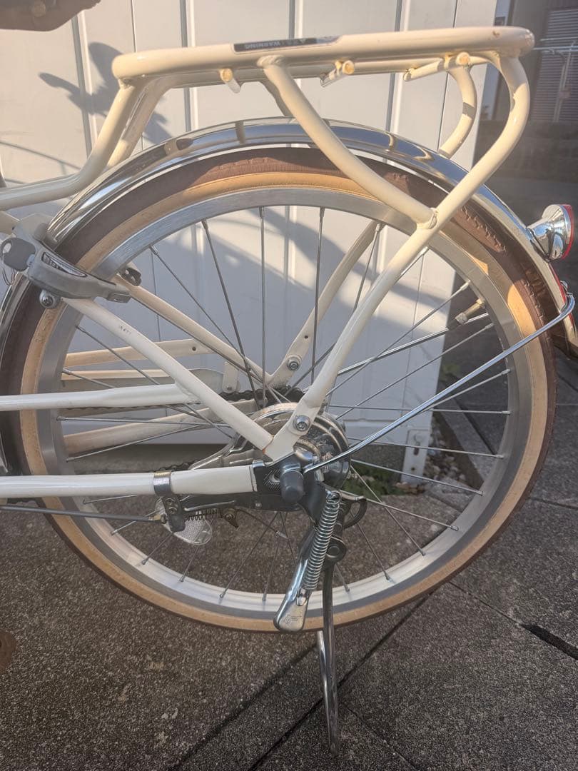 ☆豊橋市引取り☆あさひサイクル フェリークJr. 20インチ 自転車　クリーム色