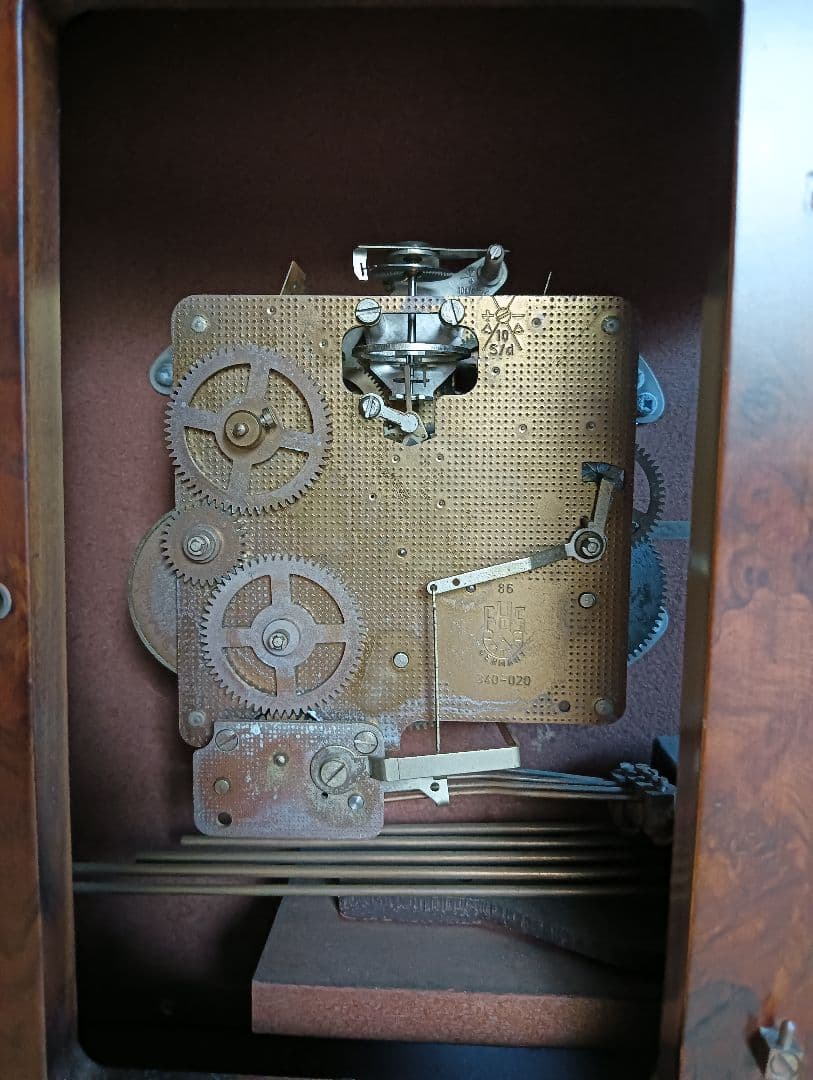 フランツ ヘルムレ社 ドイツ製 置時計 Franz Hermie 希少